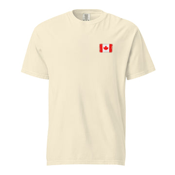 Canada Flag Tee | Front | Unisex | Heavyweight Cotton