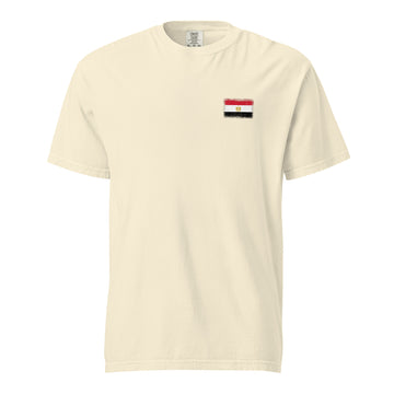 Egypt Flag Tee | Front | Unisex | Heavyweight Cotton