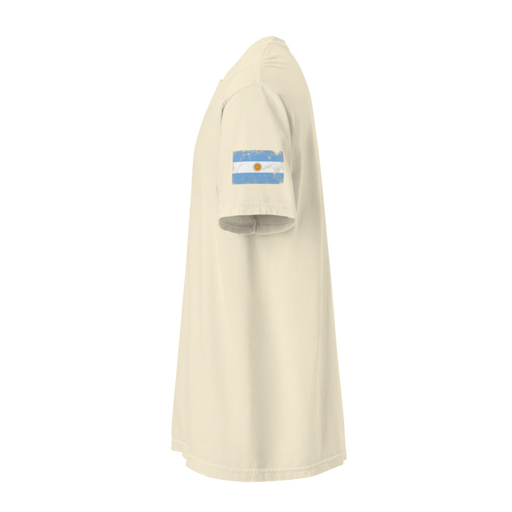 Argentina Flag Tee — Sleeve — Ivory
