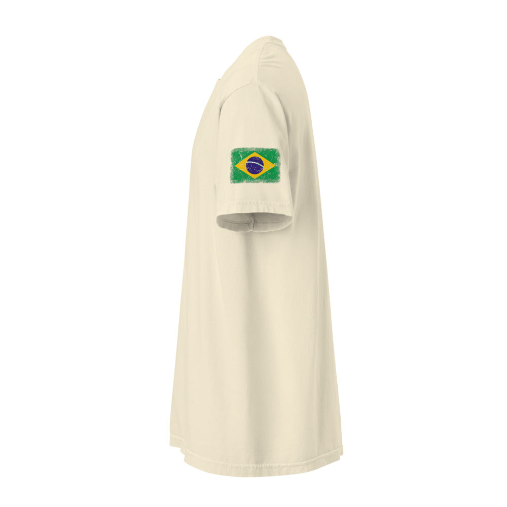 Brasil Flag Tee — Sleeve — Ivory