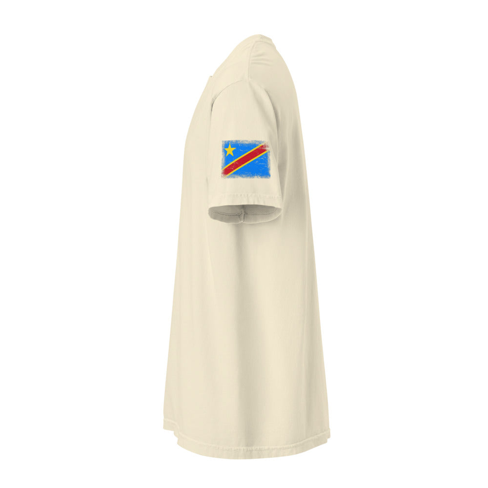 Congo Flag Tee — Sleeve — Ivory