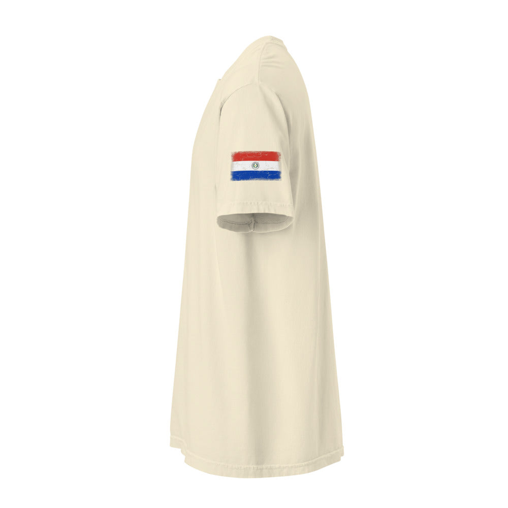 Paraguay Flag Tee — Sleeve — Ivory