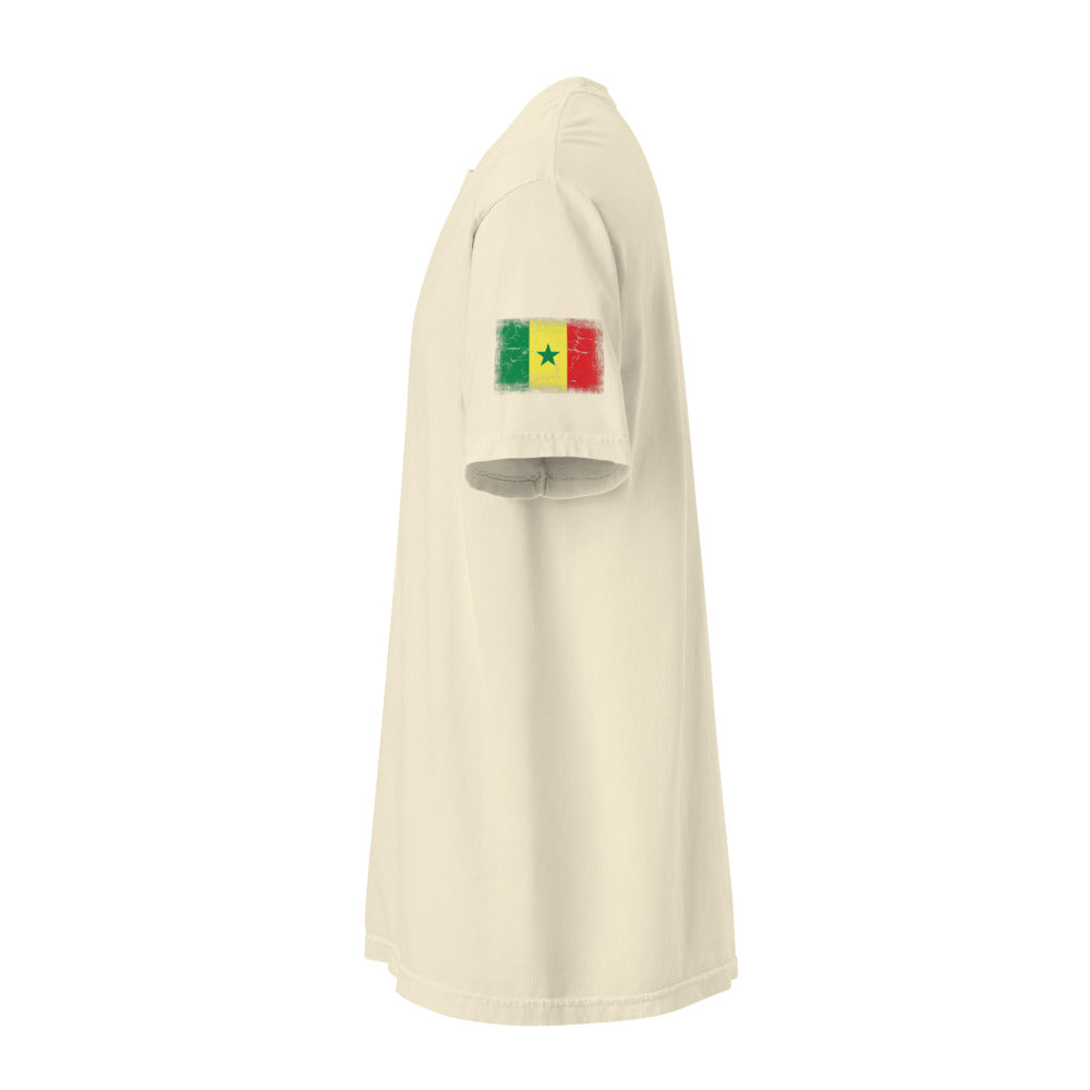 Senegal Flag Tee — Sleeve — Ivory