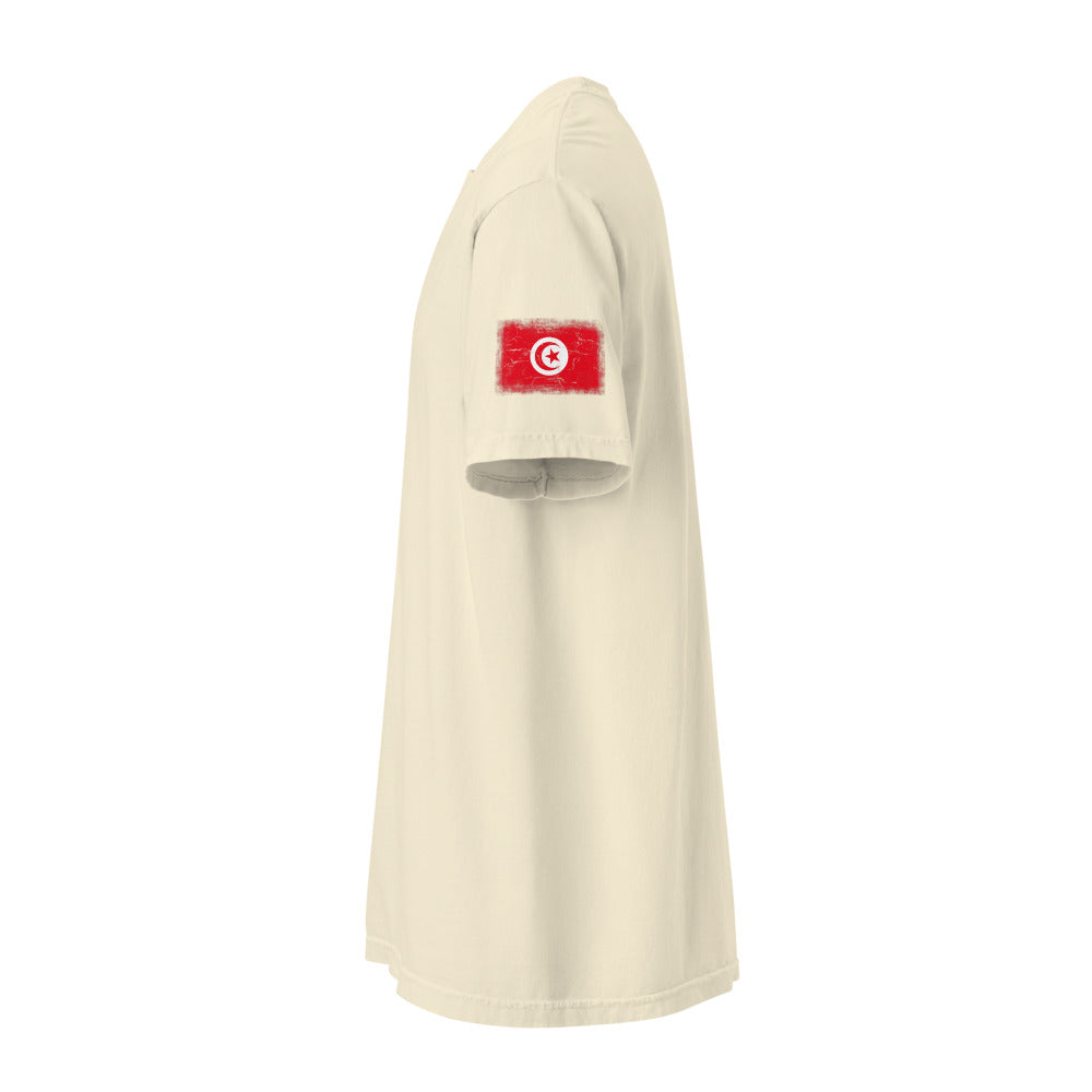 Tunisia Flag Tee — Sleeve — Ivory