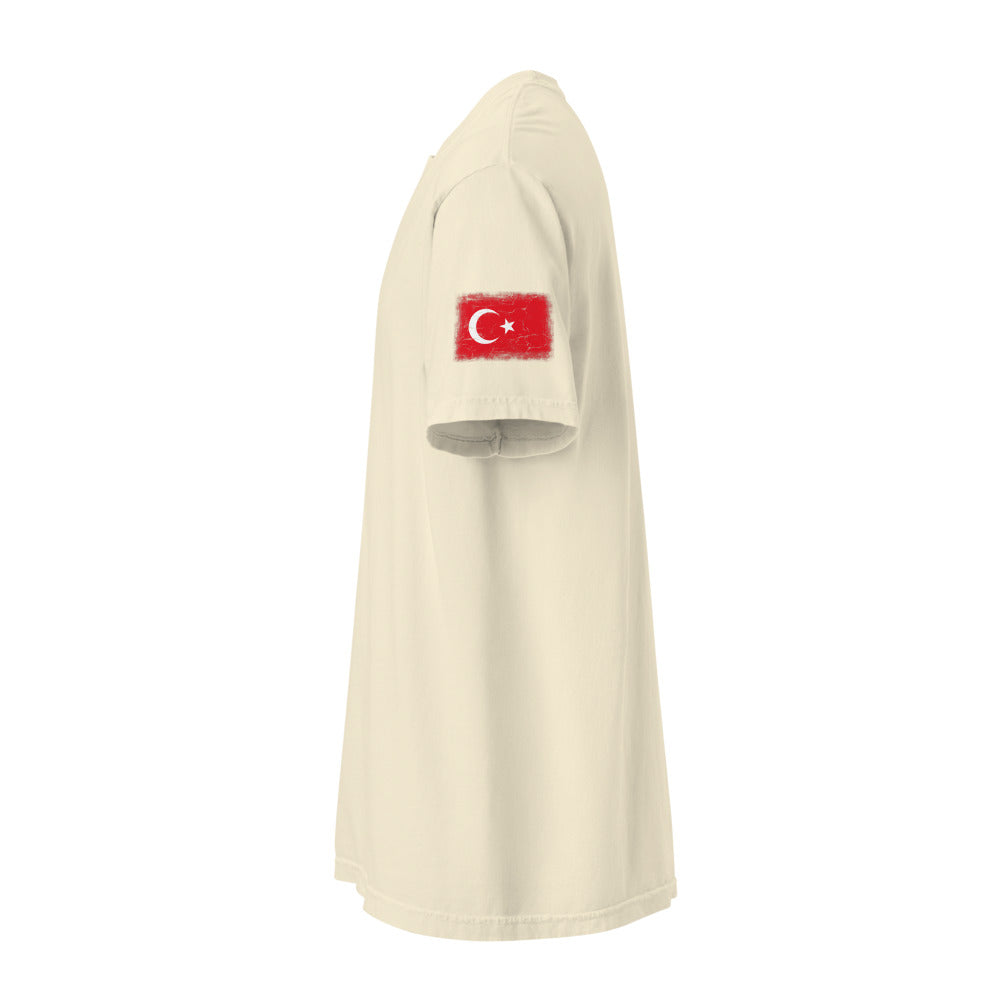 Türkiye Flag Tee — Sleeve — Ivory