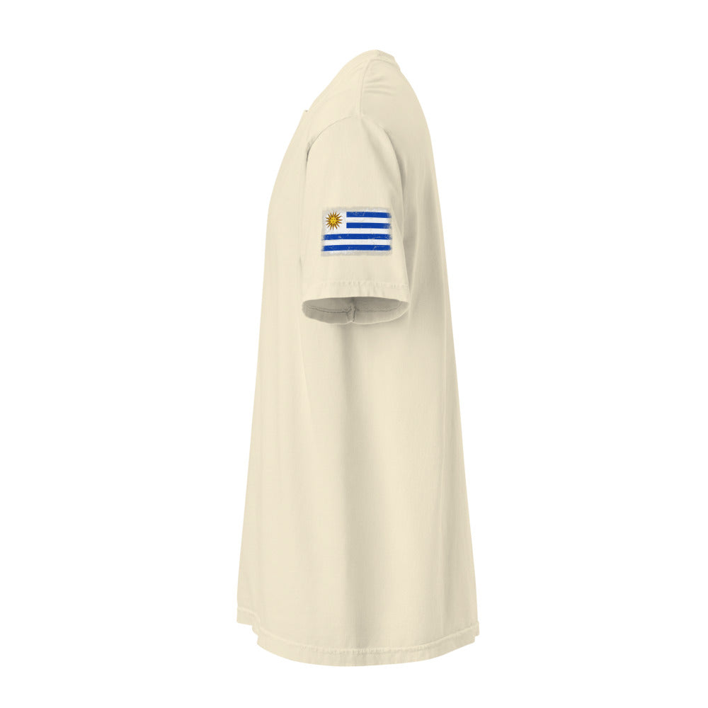 Uruguay Flag Tee — Sleeve — Ivory