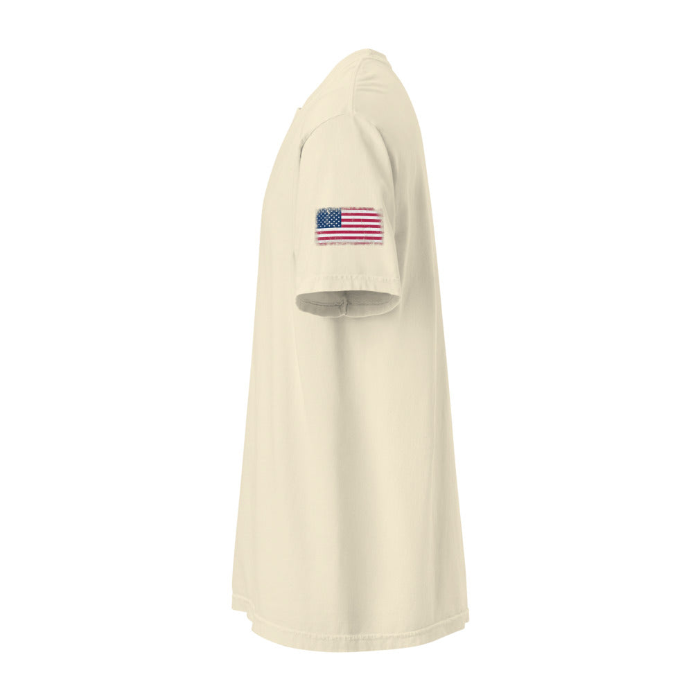 USA Flag Tee — Sleeve — Ivory