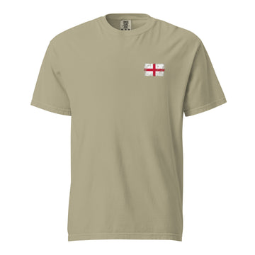 England Flag Tee | Front | Unisex | Heavyweight Cotton