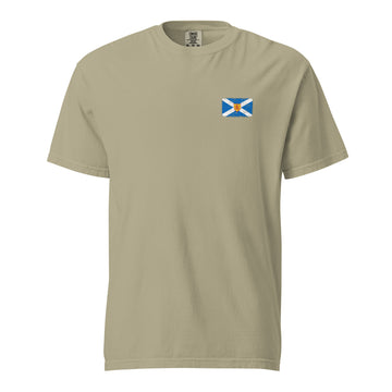 Scotland Flag Tee | Front | Unisex | Heavyweight Cotton