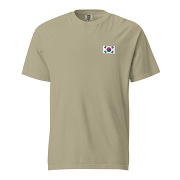 South Korea Flag Tee | Front | Unisex | Heavyweight Cotton