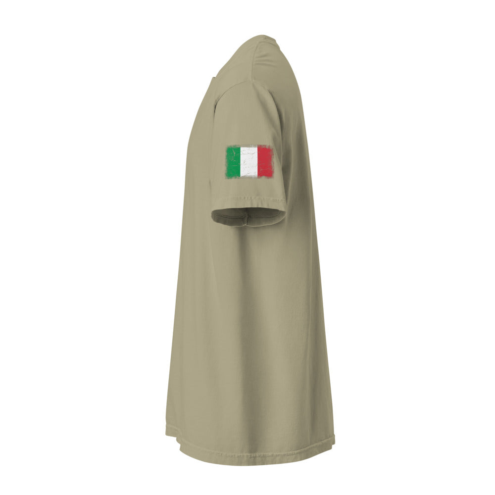 Italy Flag Tee — Sleeve — Khaki