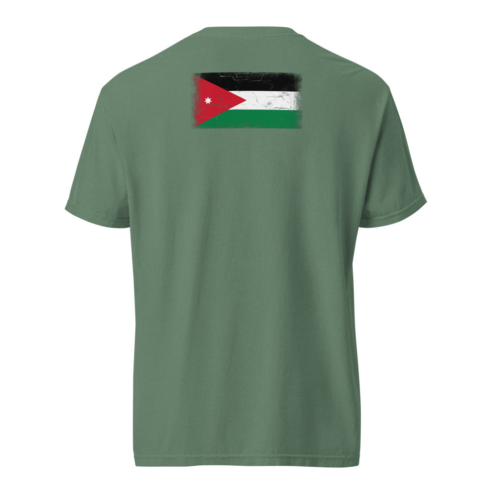 Jordan Flag Tee — Back — Light Green