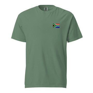 South Africa Flag Tee | Front | Unisex | Heavyweight Cotton