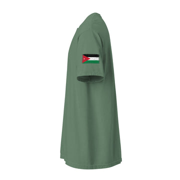 Jordan Flag Tee | Sleeve Badge | Unisex | Heavyweight Cotton