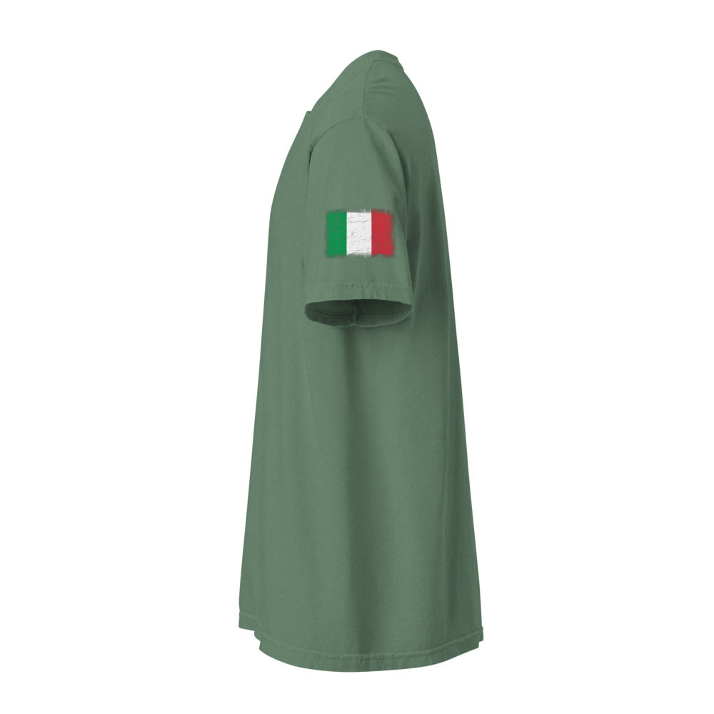 Italy Flag Tee — Sleeve — Light Green