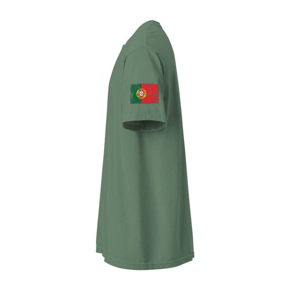 Portugal Flag Tee — Sleeve — Light Green
