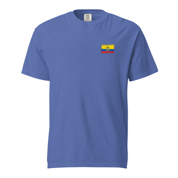 Ecuador Flag Tee | Front | Unisex | Heavyweight Cotton