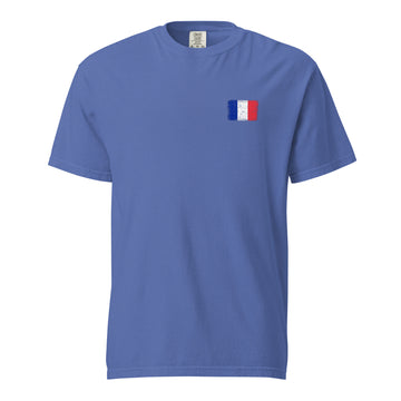 France Flag Tee | Front | Unisex | Heavyweight Cotton