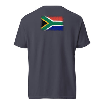 South Africa Flag Tee | Back Print | Unisex | Heavyweight Cotton