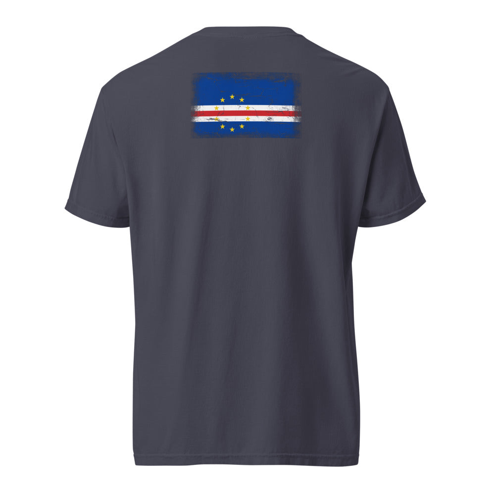 Cape Verde Flag Tee — Back — Navy