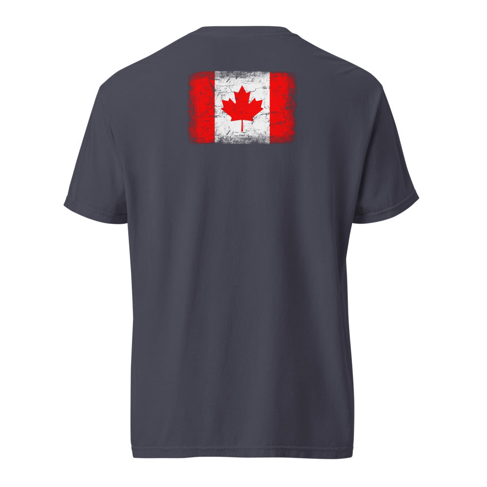 Canada Flag Tee — Back — Navy