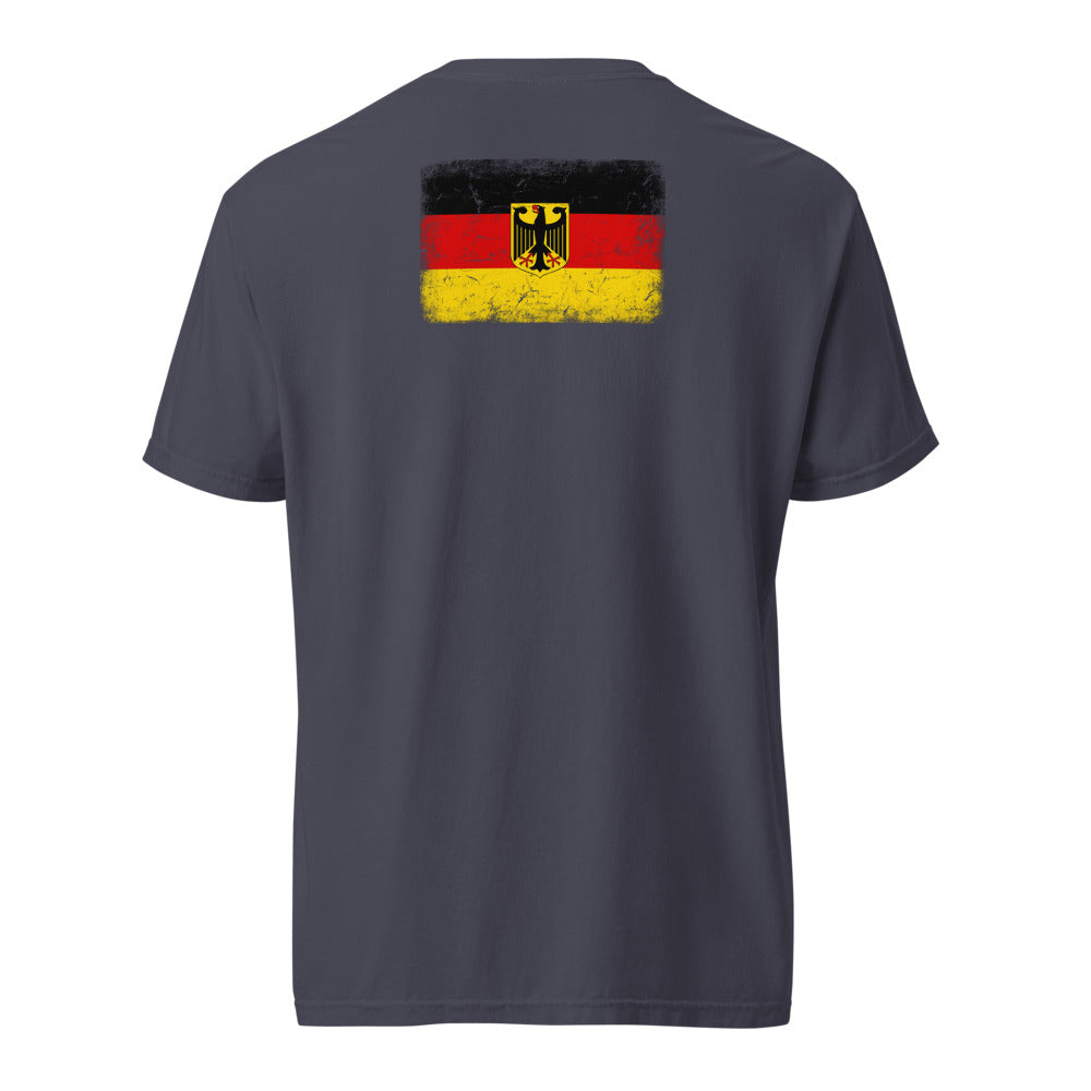 Germany Flag Tee — Back — Navy