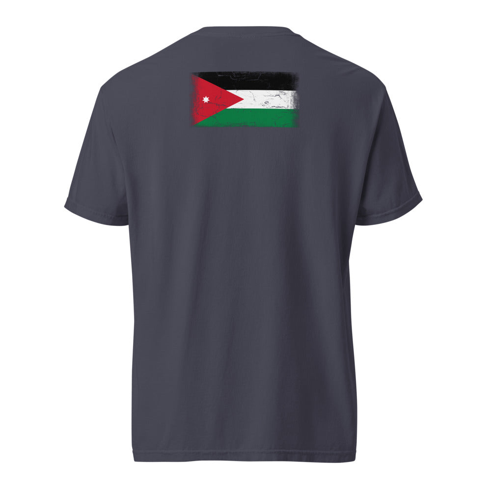Jordan Flag Tee — Back — Navy