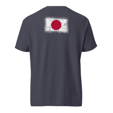 Japan Flag Tee | Back Print | Unisex | Heavyweight Cotton