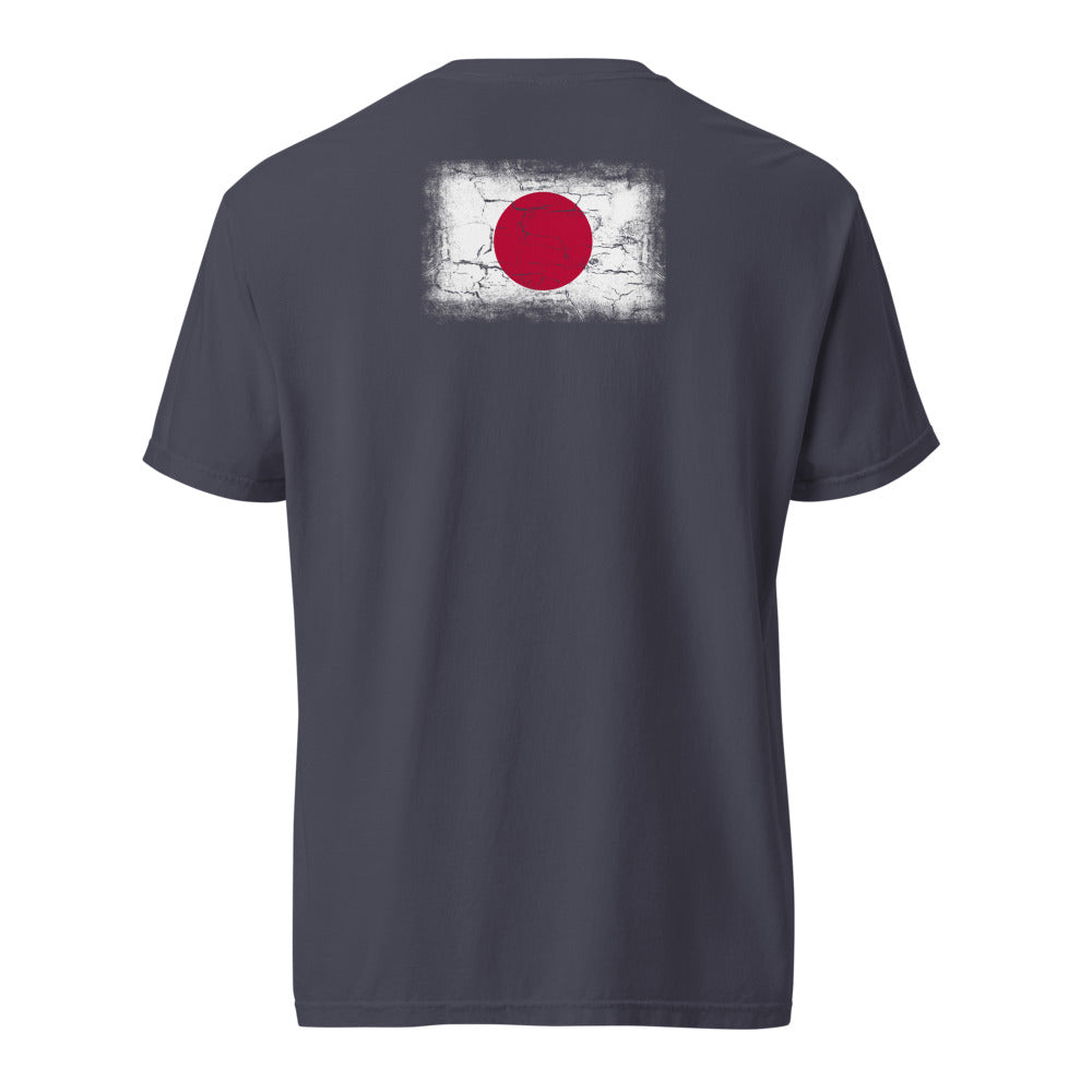 Japan Flag Tee — Back — Navy