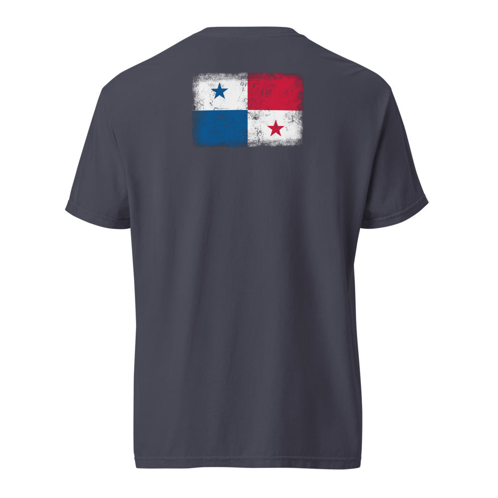 Panama Flag Tee — Back — Navy