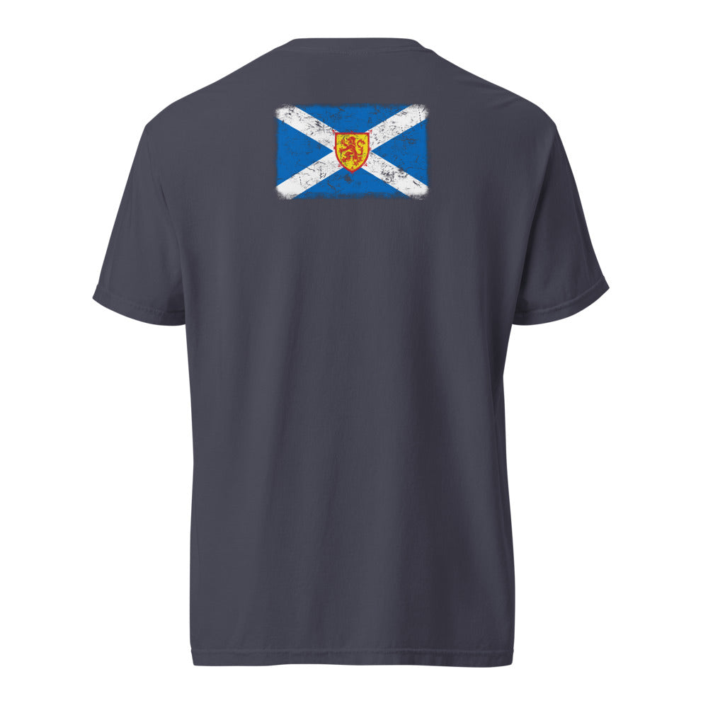 Scotland Flag Tee — Back — Navy