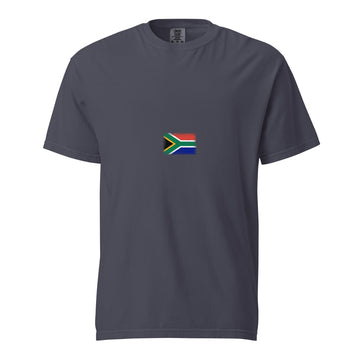 South Africa Flag Tee | Minimal | Unisex | Heavyweight Cotton