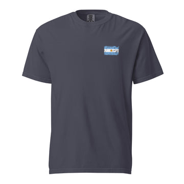 Argentina Flag Tee | Front | Unisex | Heavyweight Cotton