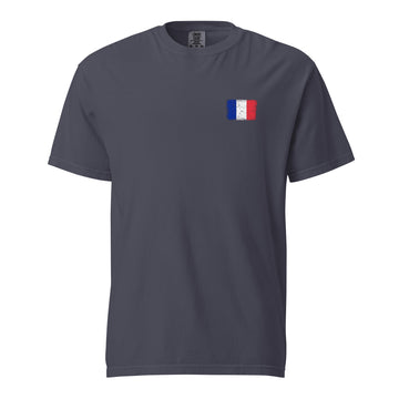 France Flag Tee | Front | Unisex | Heavyweight Cotton