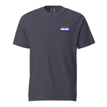 Paraguay Flag Tee | Front | Unisex | Heavyweight Cotton