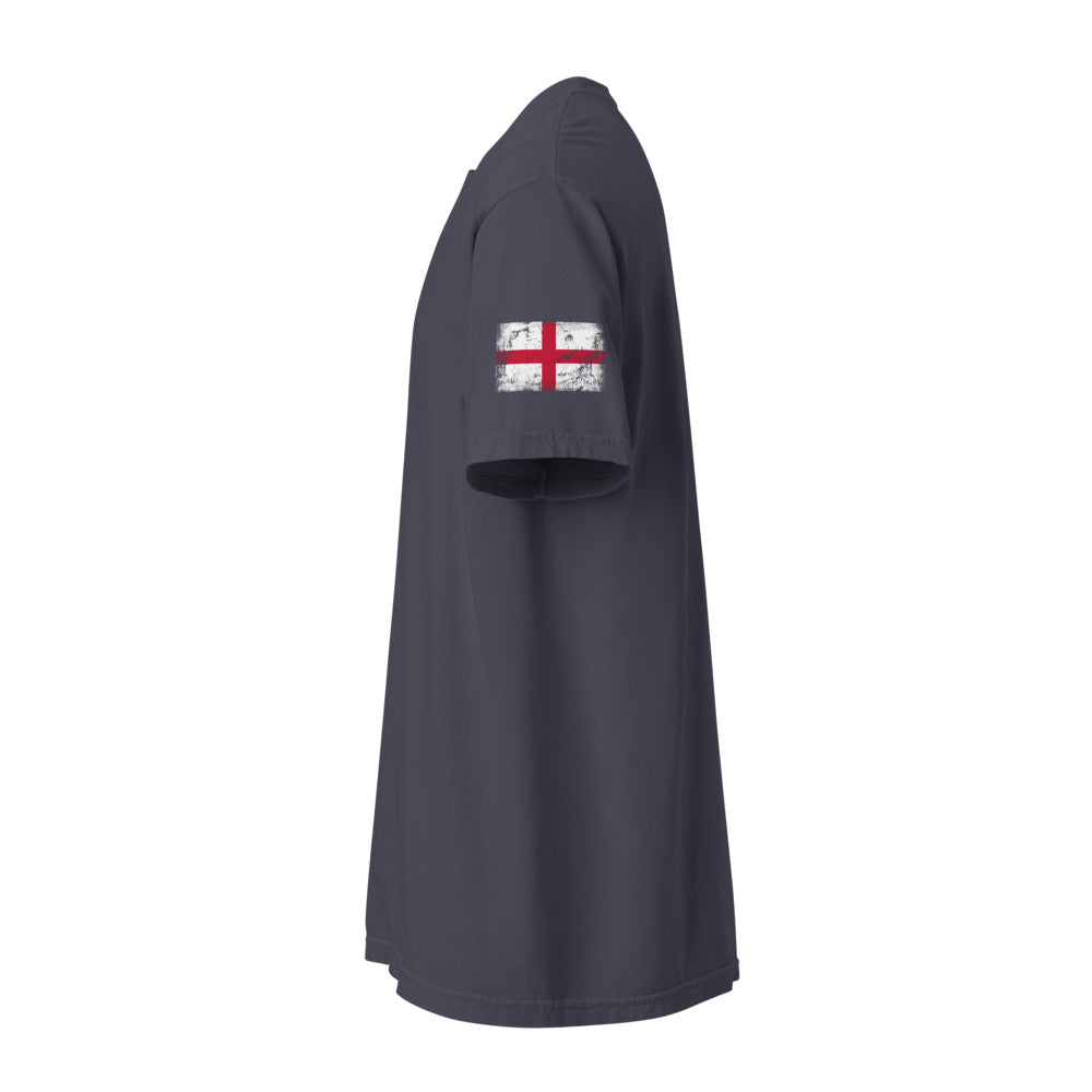 England Flag Tee — Sleeve — Navy