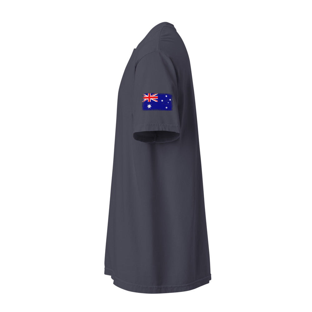 Australia Flag Tee — Sleeve — Navy