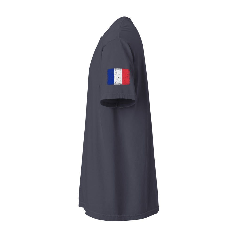 France Flag Tee — Sleeve — Navy