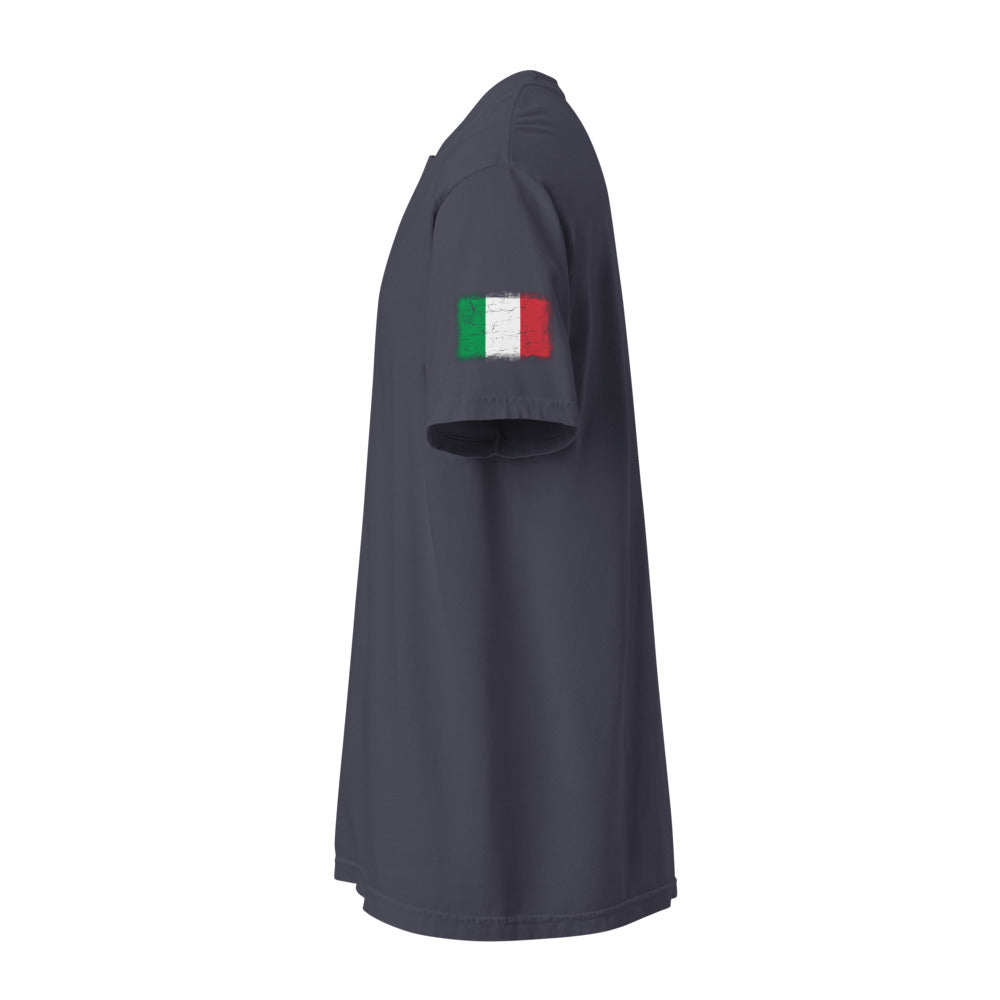 Italy Flag Tee — Sleeve — Navy