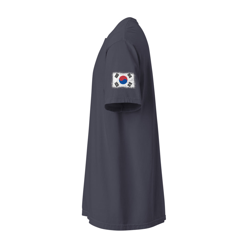 South Korea Flag Tee — Sleeve — Navy