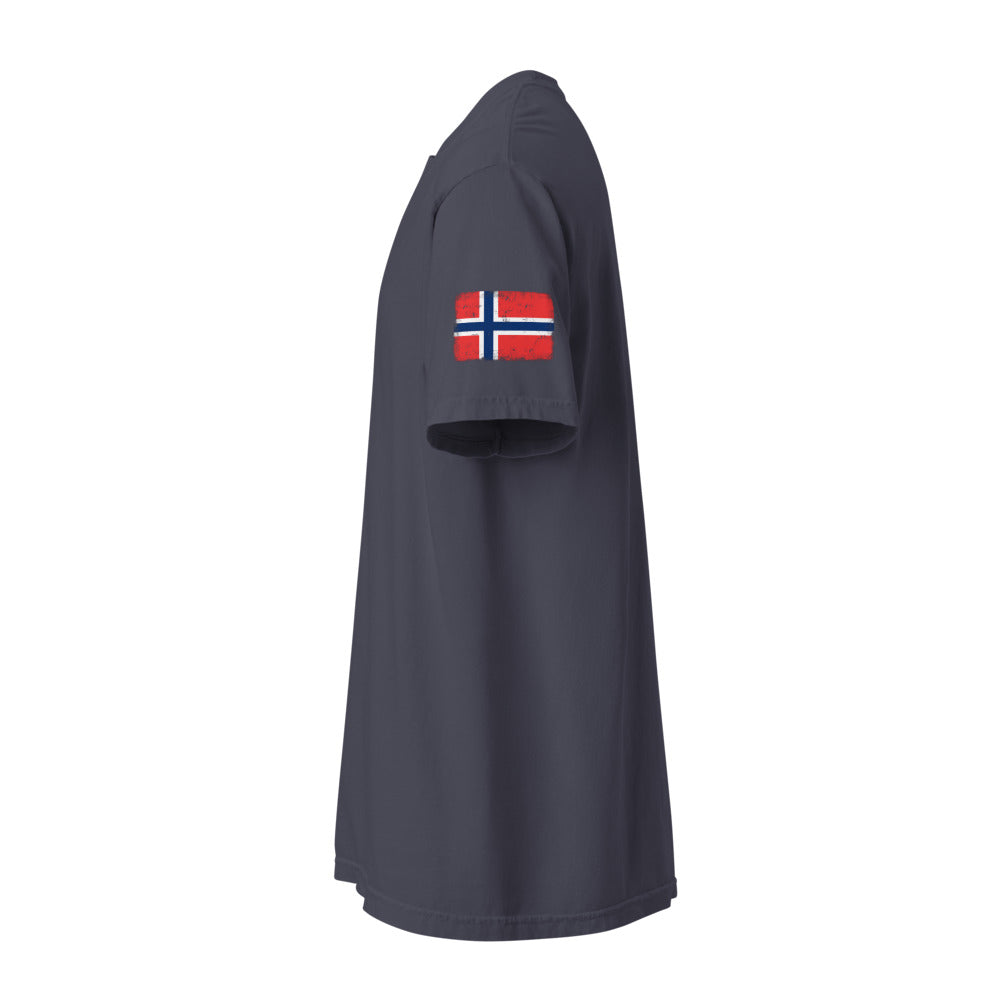 Norway Flag Tee — Sleeve — Navy