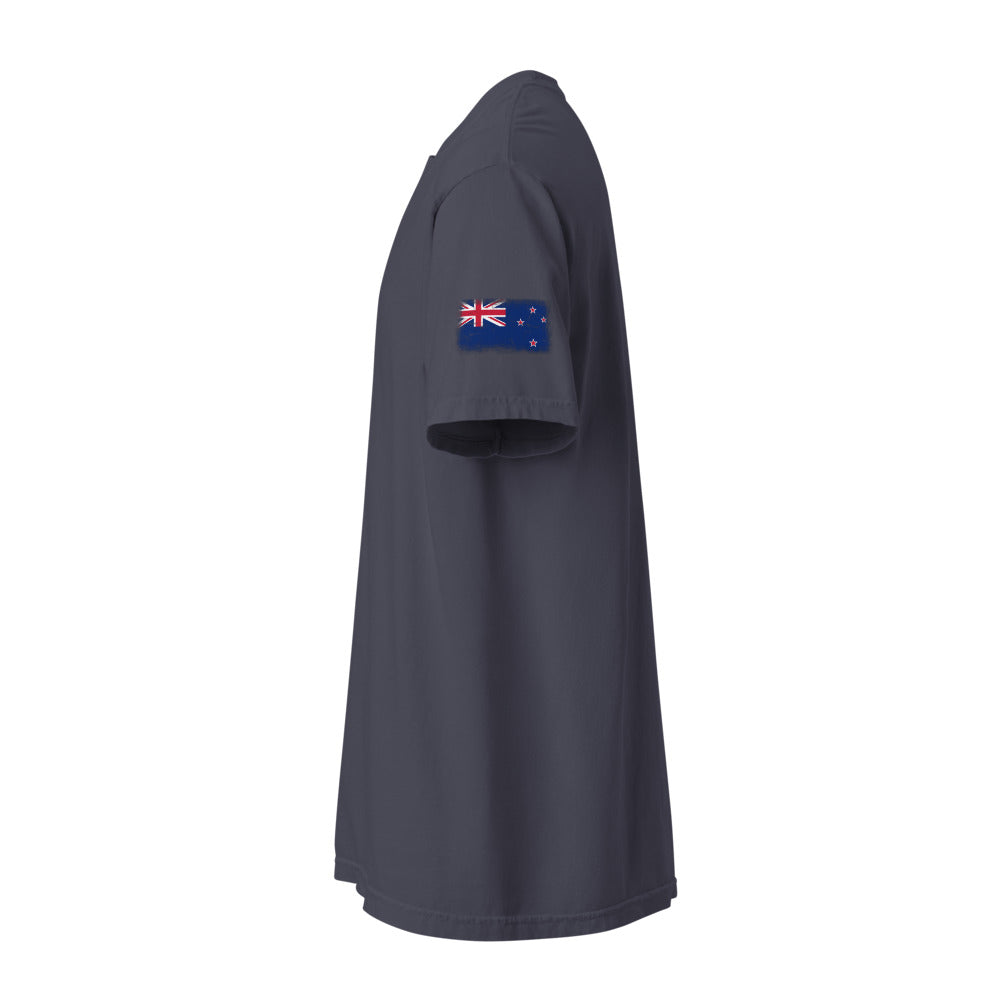 New Zealand Flag Tee — Sleeve — Navy