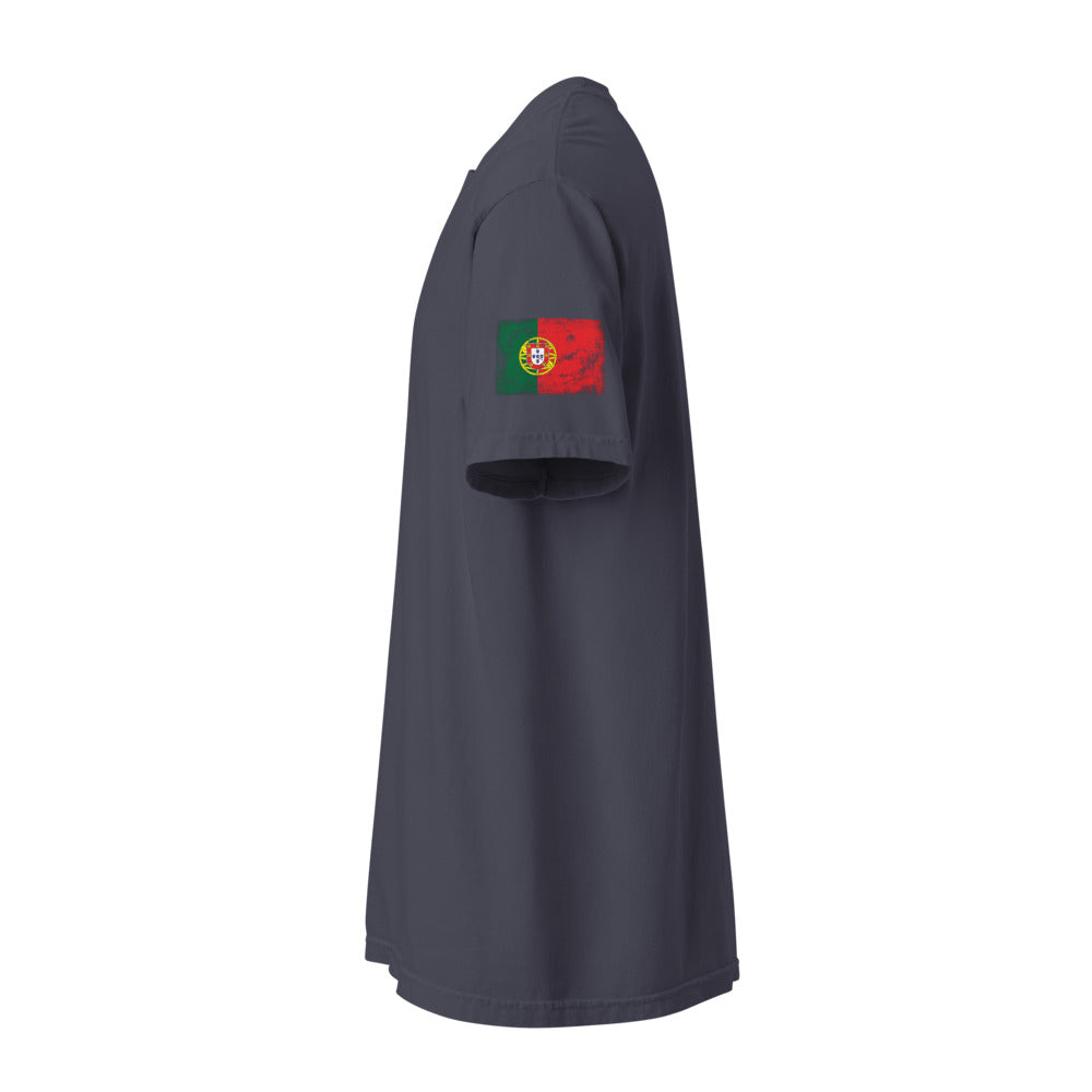 Portugal Flag Tee — Sleeve — Navy