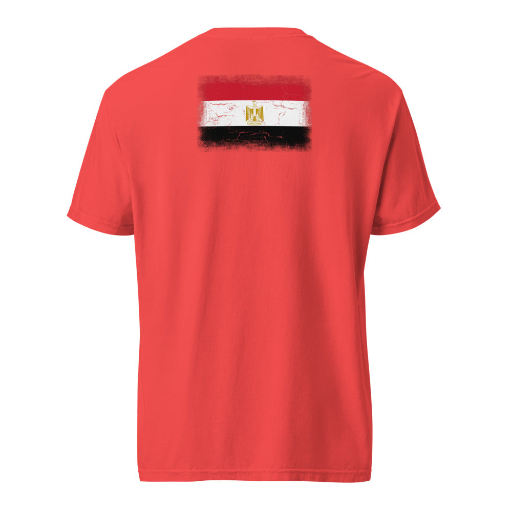 Egypt Flag Tee — Back — Paprika