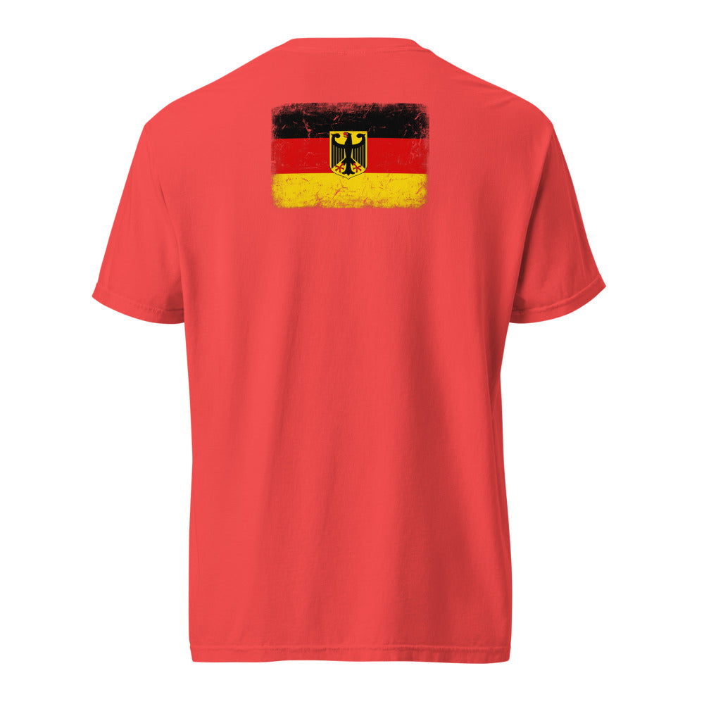 Germany Flag Tee — Back — Paprika