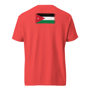 Jordan Flag Tee | Back Print | Unisex | Heavyweight Cotton