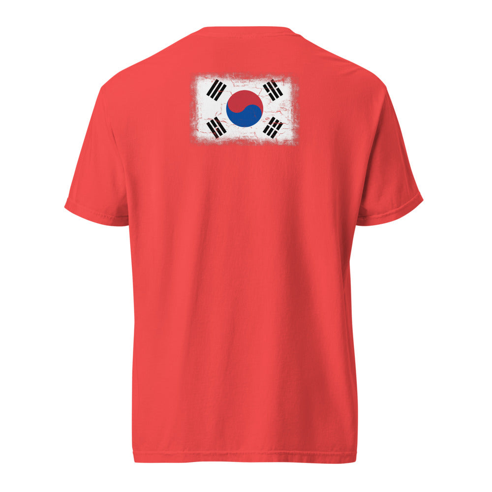 South Korea Flag Tee — Back — Paprika
