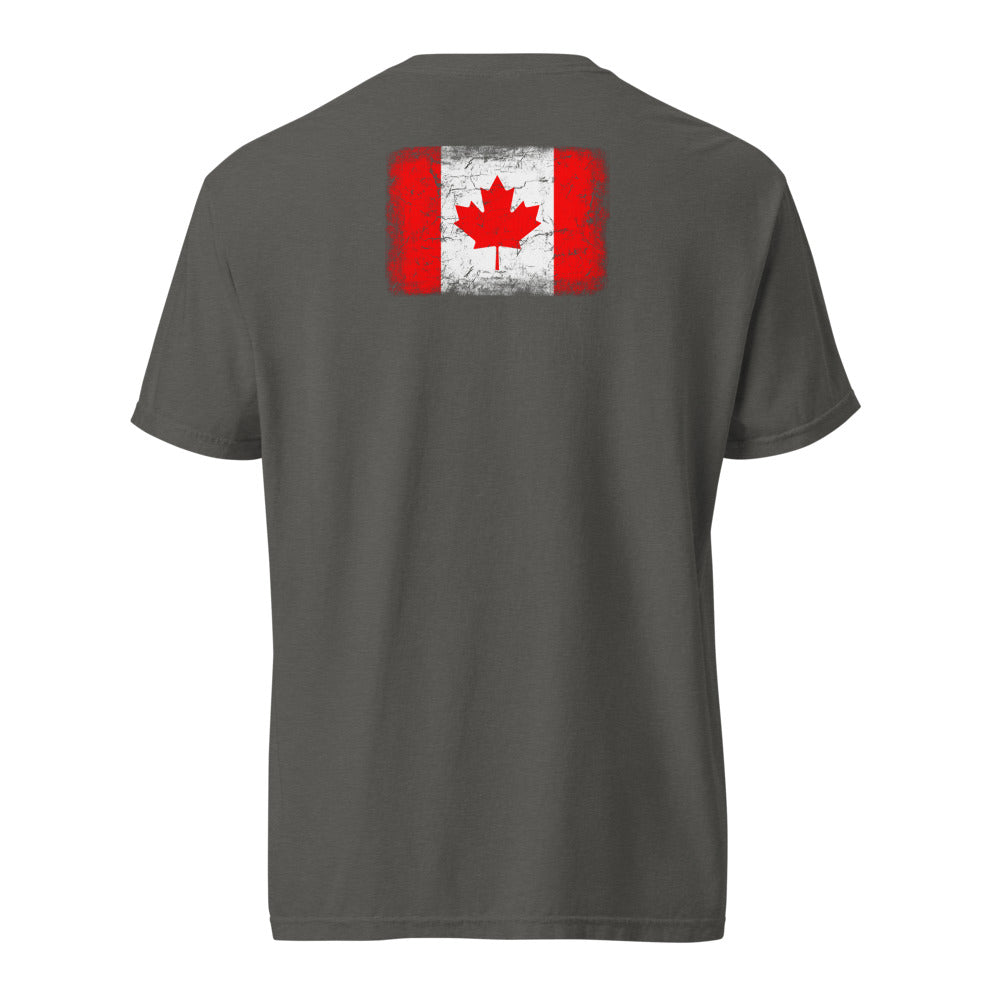 Canada Flag Tee — Back — Pepper