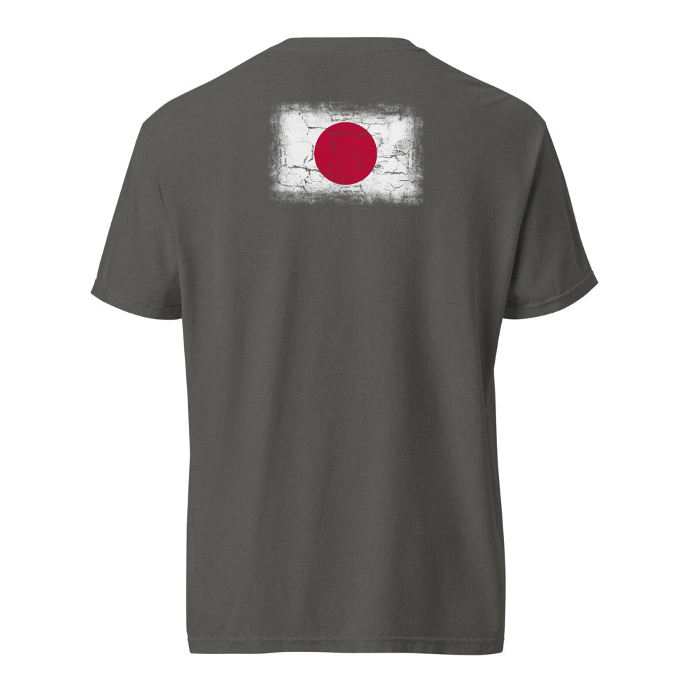Japan Flag Tee — Back — Pepper