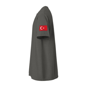 Türkiye Flag Tee | Sleeve Badge | Unisex | Heavyweight Cotton